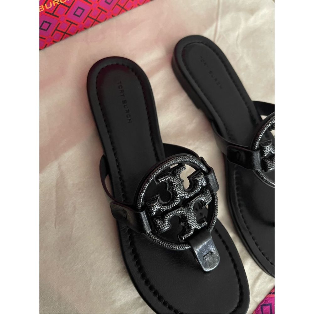 New Tory Burch Miller pave sandals - Picture 2 of 7